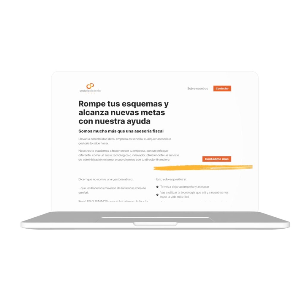 gestoria victoria diseño web