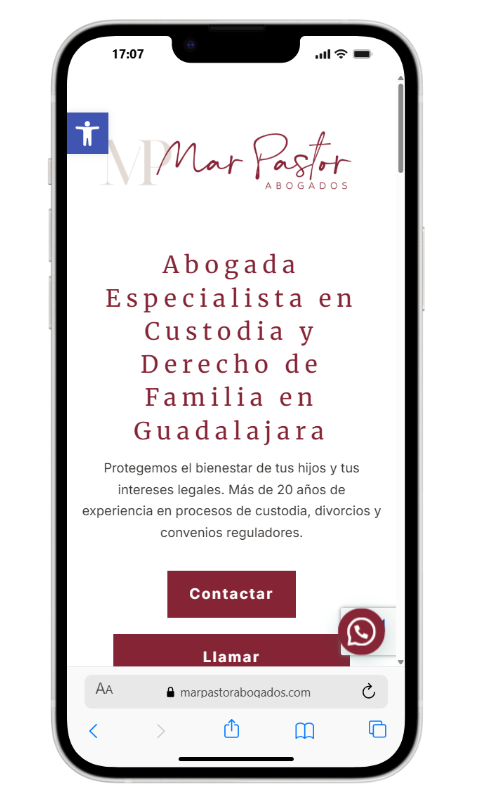 Landing page abogados