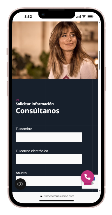 Landing page